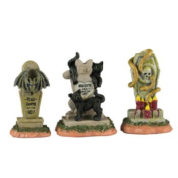 Lemax spooky town headstones s/3 Spooky Town 2024