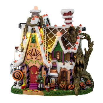 Lemax the candy witch cottage Spooky Town 2024