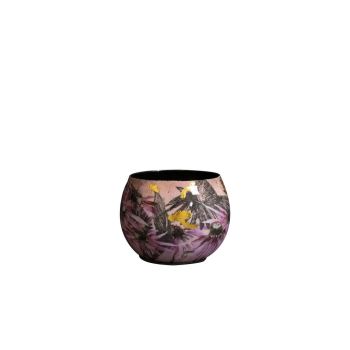 TS Collection Blumentopf Polly Metall 7x6cm Pink