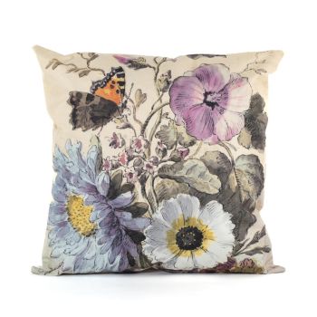 Anna's Collection outdoor-kissen boeket bloemen 45x45cm mehrfarbig