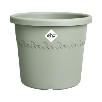 Elho bloempot Algarve Cilindro 30cm tijmgroen