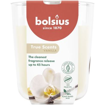 Bolsius geurglas large true scents vanilla