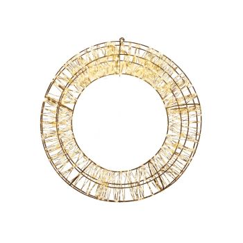 Colección de Anna guirnalda de luces de Navidad de metal 1800LED flash con temporizador y regulador 58x12cm clásico cálido