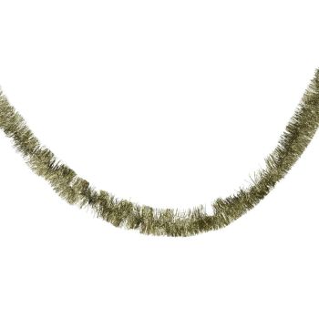 Decoris ghirlanda lametta 7x270cm in plastica, colore verde