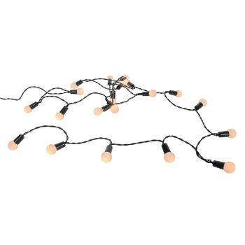 Weihnachtsbeleuchtung LED Kugeln 20 Lampen 2m, warmweiß