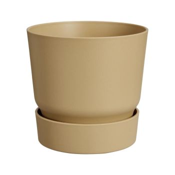 elho blumentopf greenville rund d16 h15cm Goldener sand