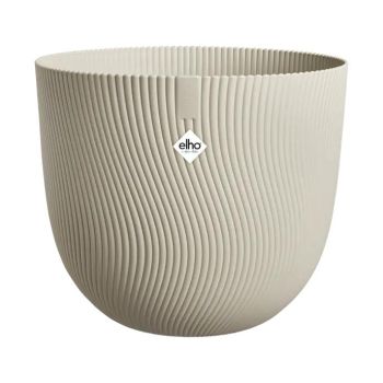 Elho bloempot Sereh 47cm paddenstoel beige