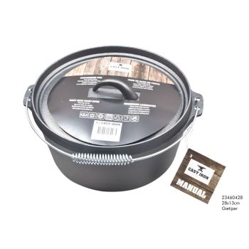 Dr. Grill Dutch Oven 31x13cm gietijzer