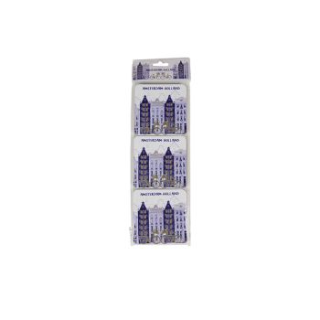 TS Collection onderzetter   34x12x1cm blauw goud 