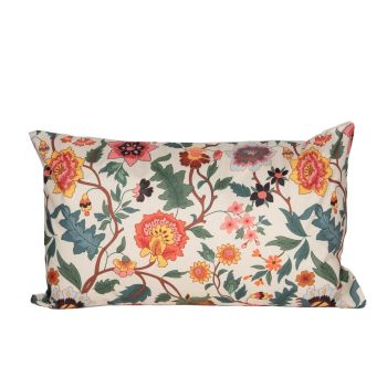 Anna's Collection Außenkissen Vintage-Blumen Farbe 50x30cm