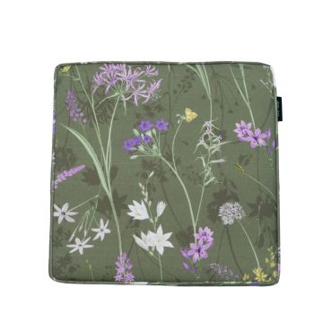 Madison Luxury seat cushion 40x40cm Donna green canvas eco+