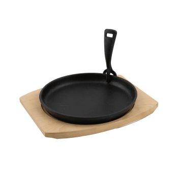 Barbecook Grillpan m/onderlegger gietijzer