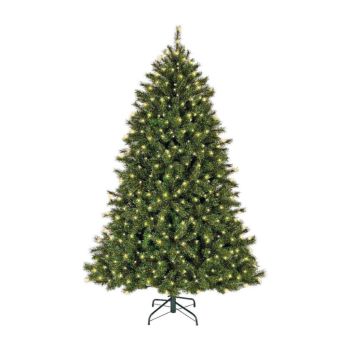 Everlands Malmo spruce - albero di natale artificiale con illuminazione verde 1,8m x 1,19m