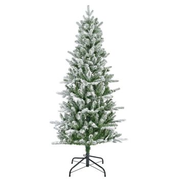 Everlands Killington fir - kunstkerstboom met sneeuw groen, wit 1,5m x 83cm