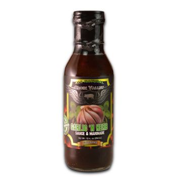 Sauce et marinade Croix valley à l'ail et aux herbes