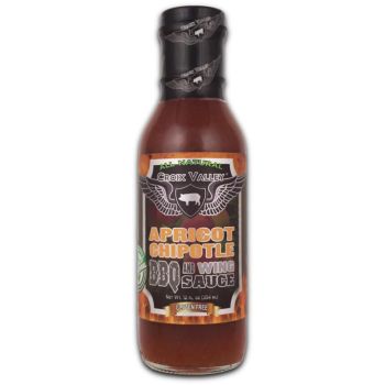 Sauce BBQ et ailes Croix Valley à l'abricot et chipotle