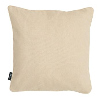 Madison Decorative cushion piping 50x50cm Beige canvas eco+