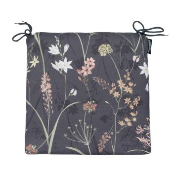Madison Sitzkissen universal Zip 40x40cm Donna grey canvas eco+