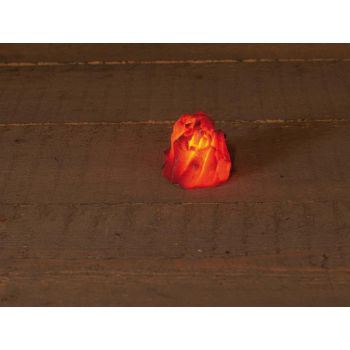 Luces de Navidad LED con forma de vela de 8x7 cm a pilas 2xAAA