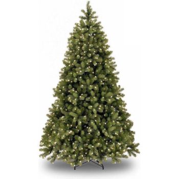 National Tree Company Bayberry - kunstkerstboom met verlichting groen 2,13m x 1,4m