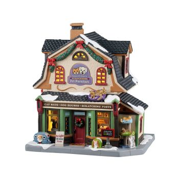 Lemax luna & ollie's custom pet furniture Caddington Village 2025