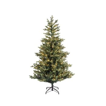 Everlands Geneva fir - árbol de navidad artificial con iluminación verde 1,8m x 1,16m