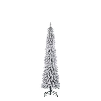 Black Box Trees Vilna - smalle kunstkerstboom met sneeuw groen 1,85m x 50cm
