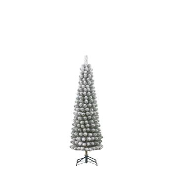 Black Box Trees Charlton - sapin de noël artificiel slim avec de la neige vert 1,55m x 48cm