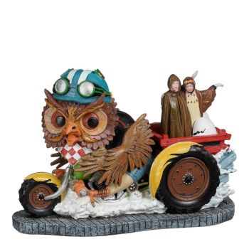 Luville Molendam Carnaval car owl