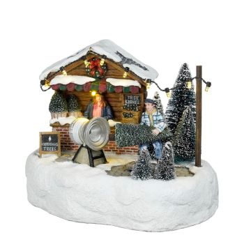 Luville Sledgeholm Christmas tree sale battery operated