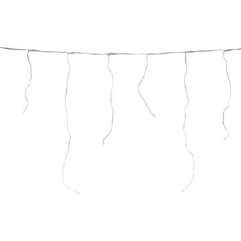 Weihnachtsbeleuchtung LED Eiszapfen 172 Lampen 6m, warmweiß