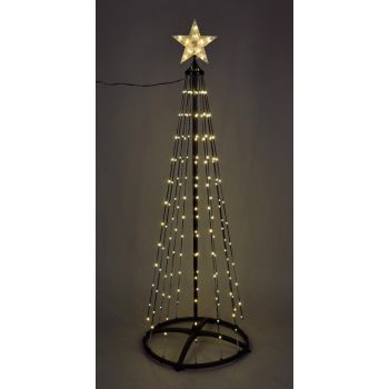 Arbre LED Merkloos avec 550 lampes 300cm, blanc chaud