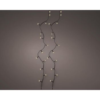 Lumineo illuminazione natalizia LED Luci Basic 80 lampadine 6m, oro morbido