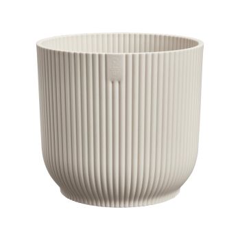 elho flowerpot vibes fold round mini d9 h9cm Linen white