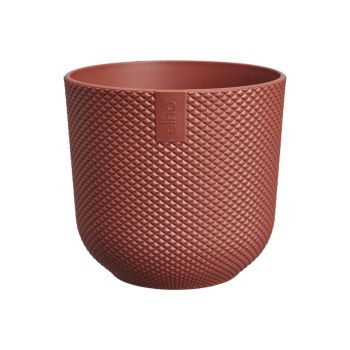 elho flowerpot jazz round mini d11 h10cm Tuscan red
