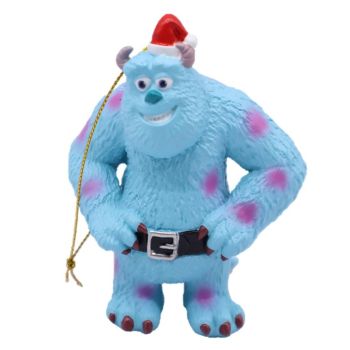 Kurt S. Adler plastic christmas bauble - Disney Pixar Sulley 10cm blue 1 piece