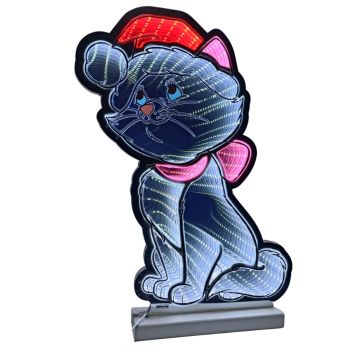 Kurt S. Adler infinity light - Disney Minou 40cm in plastica, colore bianco 1 pezzo