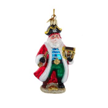 Kurt S. Adler bola de navidad 11cm de vidrio, color multi 1 pieza