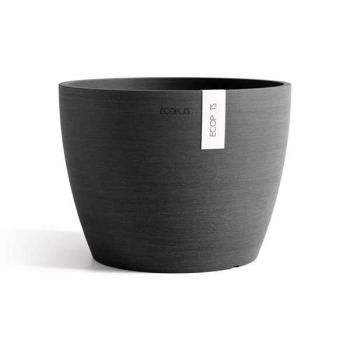 Ecopots Stockholm Donkergrijs Ø31 x H23,5 cm