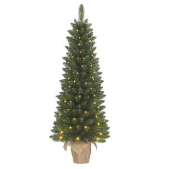 Black Box Trees Gerlos - tabletop artificial christmas tree with lighting green 75cm x 36cm