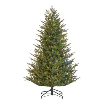 Black Box Trees Frasier self shaping kunstkerstboom met verlichting groen 2,15m x 1,45m