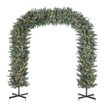 Black Box Trees grote verlichte kunstkerstboom boog groen 240cm - 500 lampjes