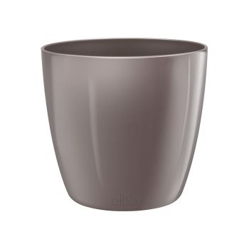 Elho brussels diamond Blumentopf rund 18 cm Oyster Pearl