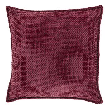 Unique Living cojín nuno 45x45cm rojo