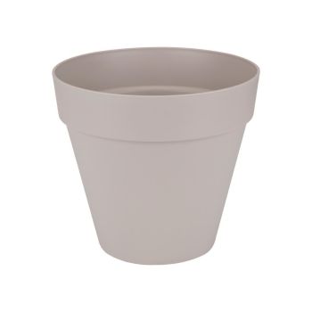 Elho loft urban rond weels bloempot 40 warm grijs