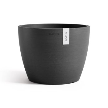 Ecopots Stockholm Donkergrijs Ø23,3 x H17,6 cm