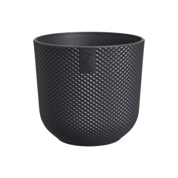 elho pot de fleurs jazz rond mini d11 h10cm Living noir