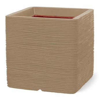 Capi naturerib nl jardinière 40x40x40cm beige