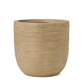 Capi pot de fleurs rond naturebolrib nl Ø54x52cm beige