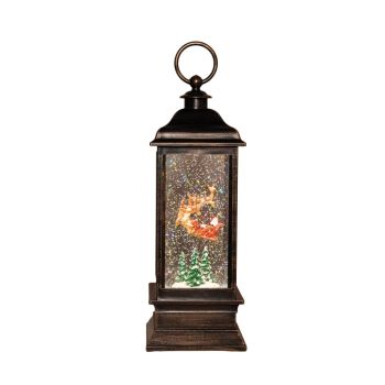 Anna's Collection lantern reindeer rotating h28.5cm